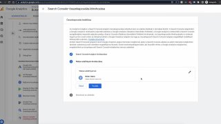 Analytics és Search Console összekapcsolása