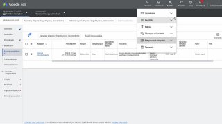 Google Ads menü - Neked nem így néz ki?