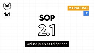 SOP 2.1 - Online jelenlét eszközei