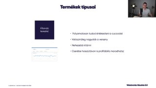 2.5 Termék típusok és kritériumok