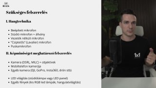 SOP 4.5.4 - képminőség (kamera, fények)