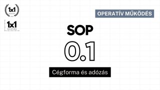 SOP 0.1 – Cégforma választás, adók és járulékok
