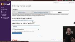 SOP 2.10.2 - biztonsági mentés cPanel