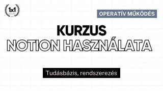KURZUS: Notion