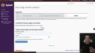 extra - biztonsági mentés cPanel